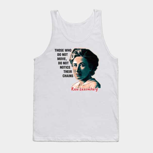 Rosa Luxemburg Tank Top by DJVYEATES